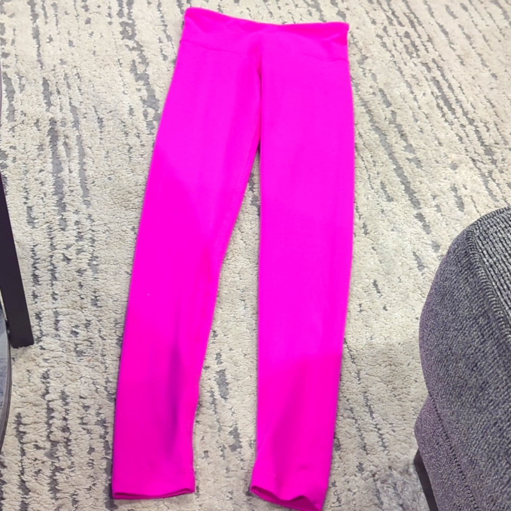Lululemon Wunder Under Pant *Reversible Raspberry Glo Light/ Raspberry Glo Light - Picture 10 of 11